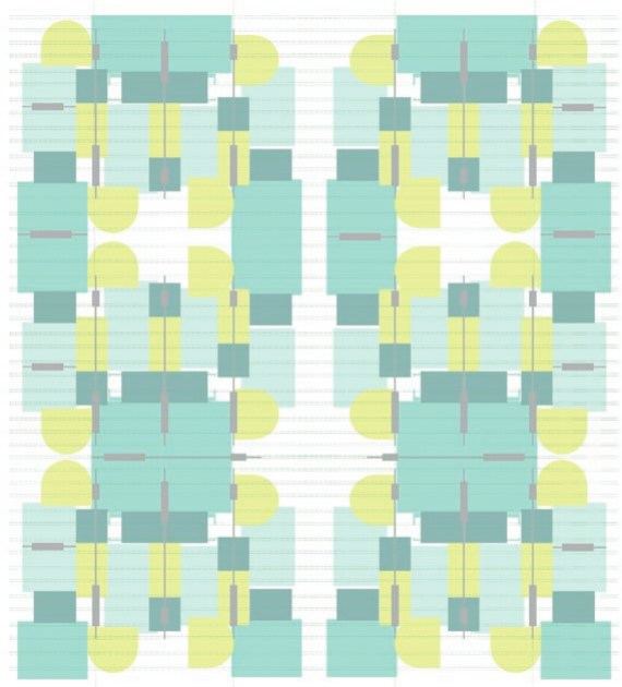 Comparative diagrams of housing cluster aggregation